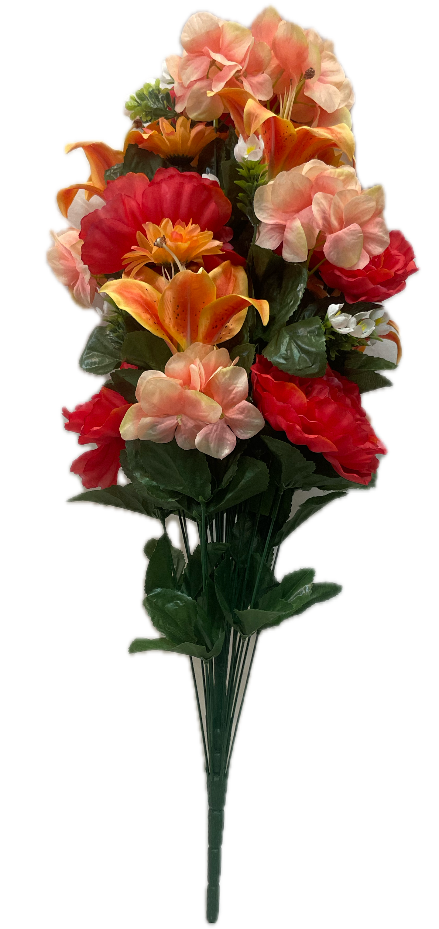 Coral & Peach Floral Mix Bush