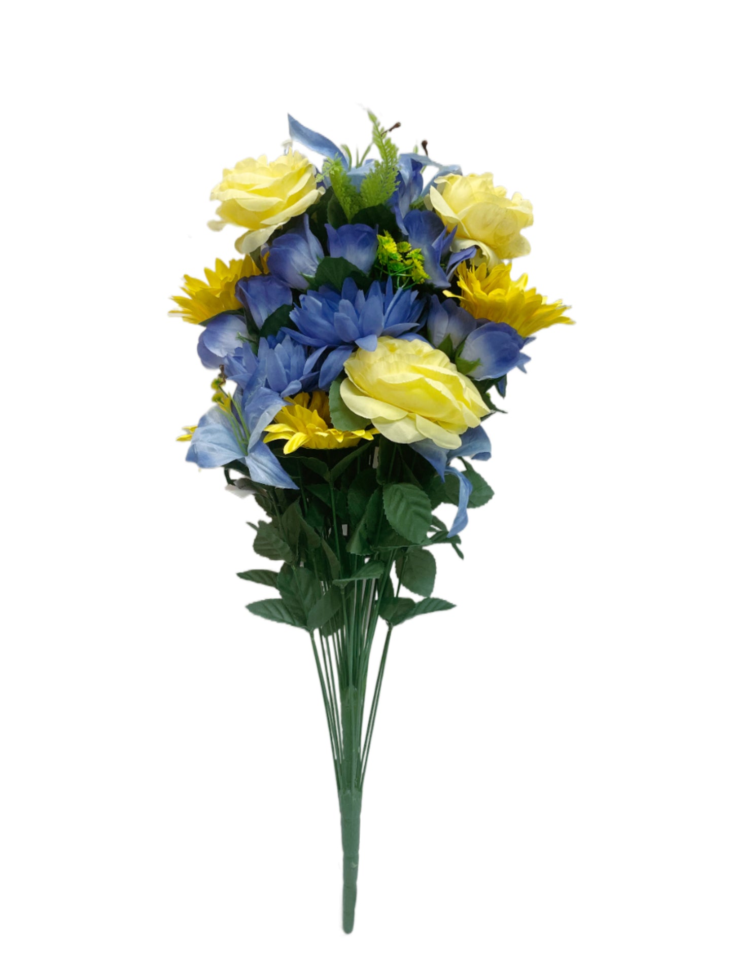 Blue & Yellow Floral Mix Bush