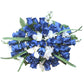 Large Blue & White Floral Mix Spray