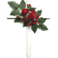 Red Rose Floral Cross