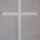 plain white cross for memorials