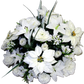 White Poinsettia Christmas Mixed Bush