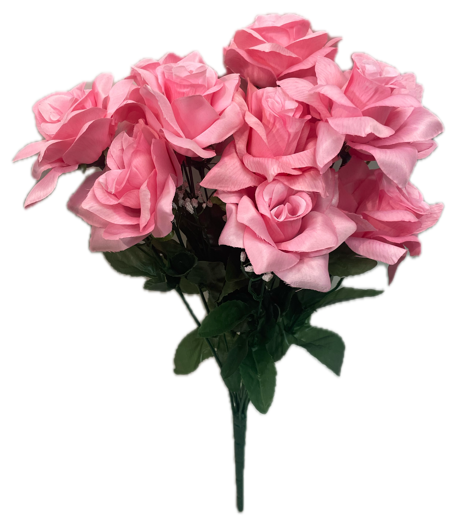 Pink Satin Rose Bush