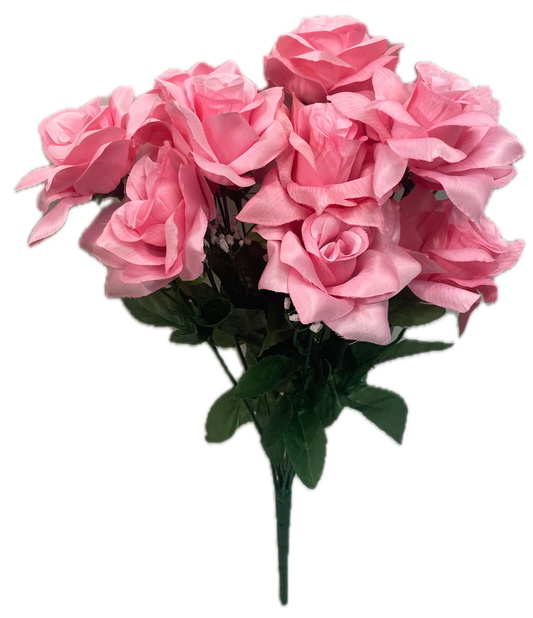 Pink Satin Rose Bush