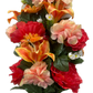 Coral & Peach Floral Mix Bush