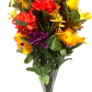 Fall Hibiscus, Zinnia & Rose Bush