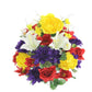 Red, Yellow, Purple Floral Mix Bush