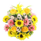 Yellow & Pink Sunflower Mix Bush