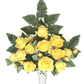 Yellow Rose Mix FORWARD-FACING Vase