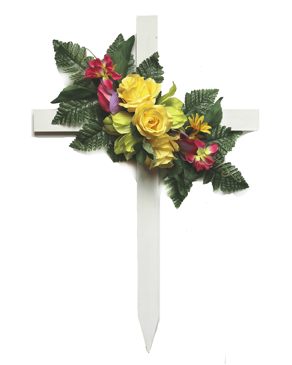 Yellow Spring Floral Mix Cross