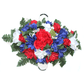 Standard Red, White & Blue Floral Mix Spray
