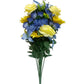 Blue & Yellow Floral Mix Bush