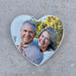 Personalized Ceramic Headstone Photo - Heart