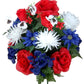Red, White & Blue Rose & Hydrangea Mix Bush