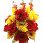 Red, Orange & Yellow Fall Floral Mix Bush