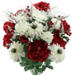 Red & White Christmas Floral Mix Bush