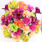 Peony, Rose, Lily, Delilah, and Hydrangeas  Magenta Spring Mix
