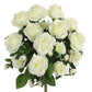 Premium Cream Rose Bush with 15 Roses-5 available colors