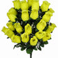 Premium Yellow Silk Rosebud Bush