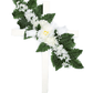 White Floral Mix Cross