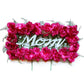 Mauve MOM Floral Pillow