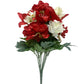 Red & White Floral Mix Bush
