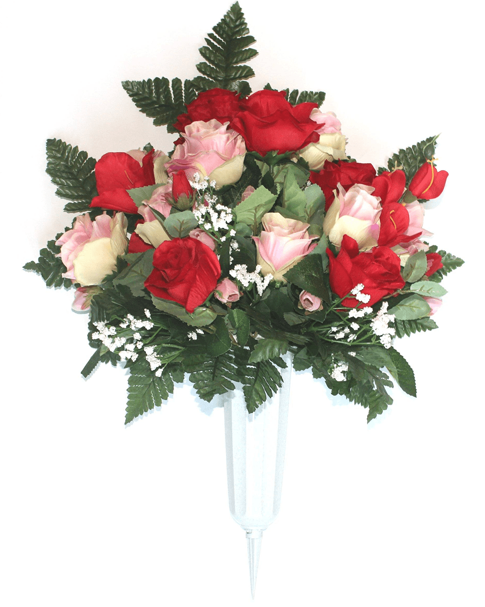 Red & Pink Floral Mix FULL Vase