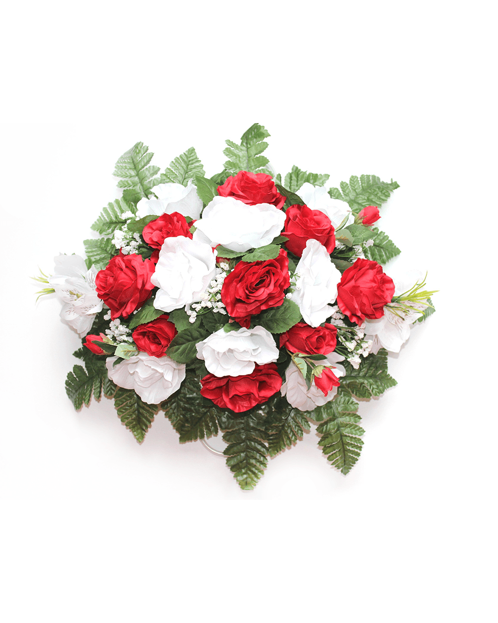 Standard  Red & White Rose Floral Spray