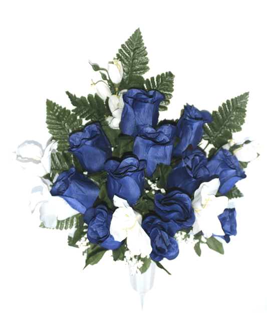 Blue & White Floral Mix FULL Vase