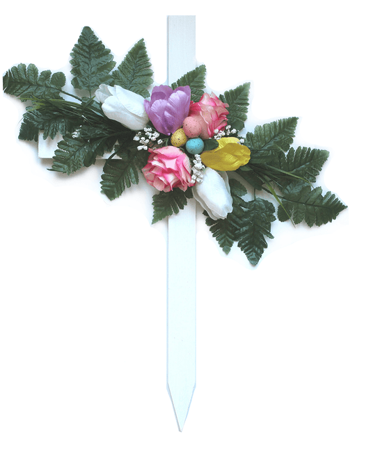 Easter Floral Mix Cross