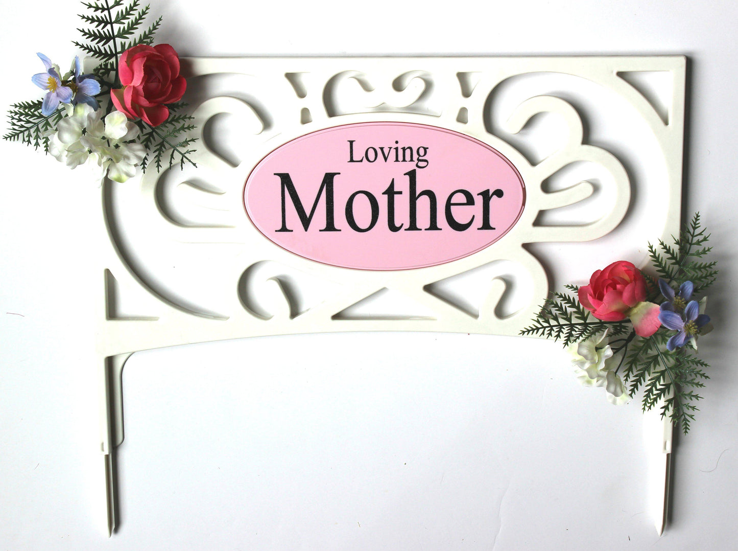 Loving Mother Sign with Accented Flowers