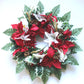 Christmas - 24 inch Wreath with Poinsettias
