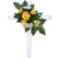 Yellow  & White Spring Mix Cross