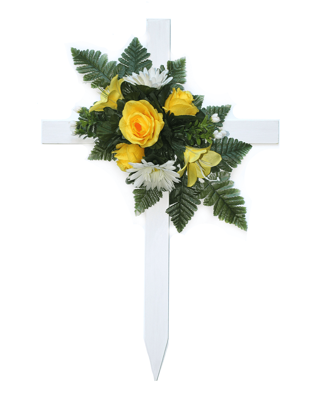 Yellow  & White Spring Mix Cross