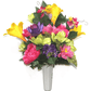 Pink, Kiwi, Yellow & Purple Floral Mix FULL Vase